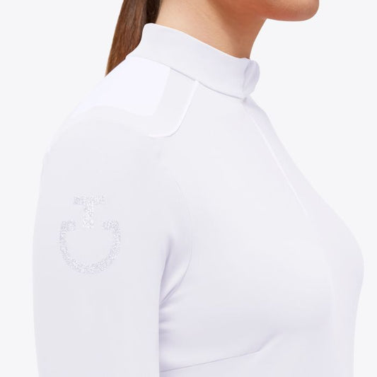 Cavalleria Toscana CT L/S Jersey Training Zip Polo