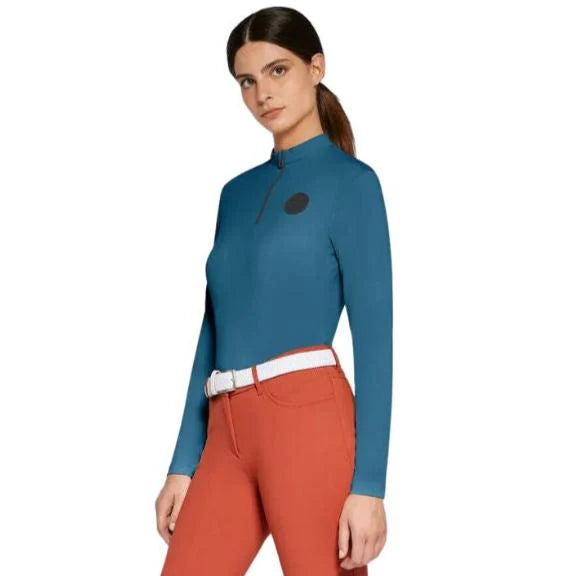 Cavalleria Toscana CT Tech Piquet L/S Training Zip Polo