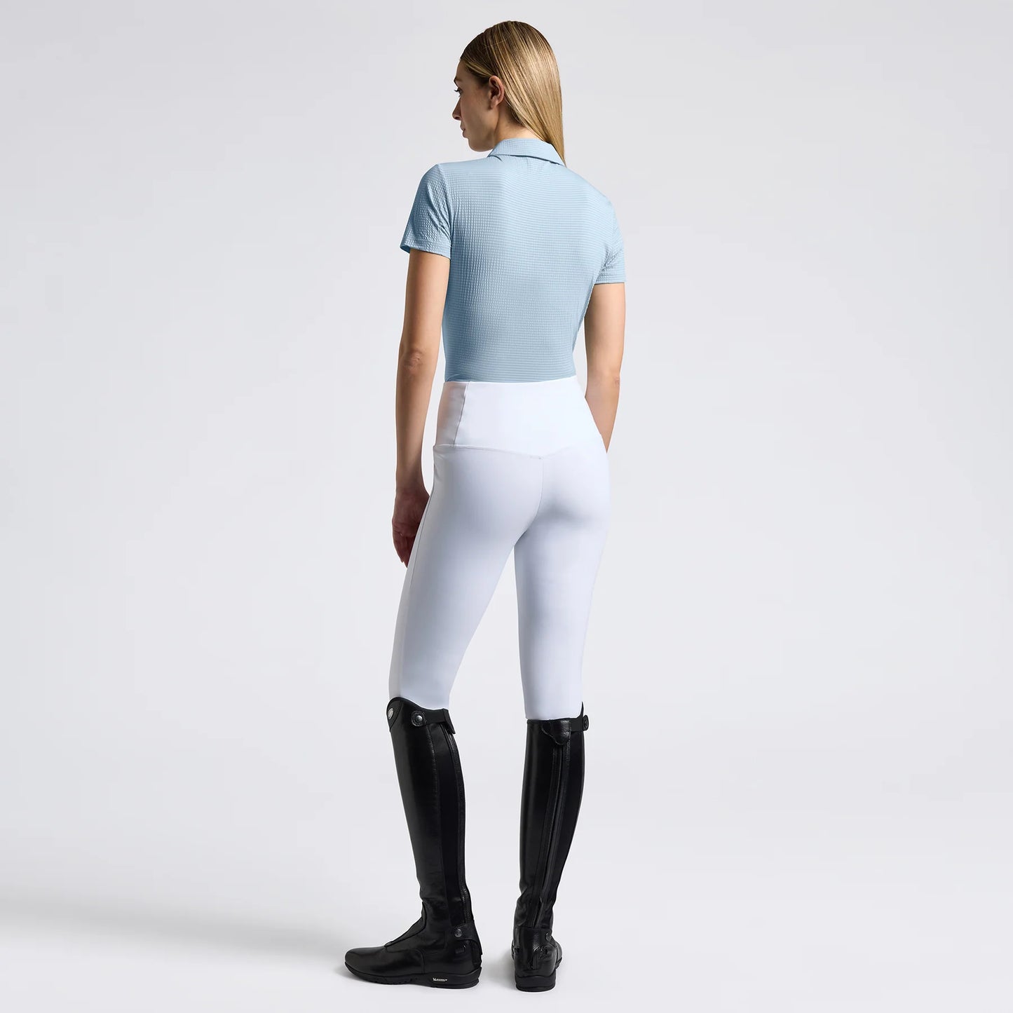 Cavalleria Toscana CT Jersey S/S Training Polo w Tufted Logo