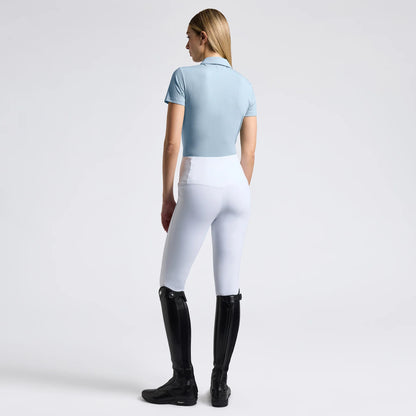 Cavalleria Toscana CT Jersey S/S Training Polo w Tufted Logo