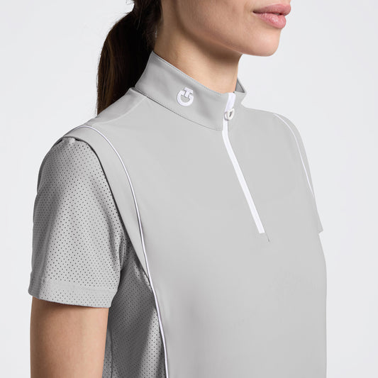 Cavalleria Toscana Women's Short Sleeve Training Polo in Jersey