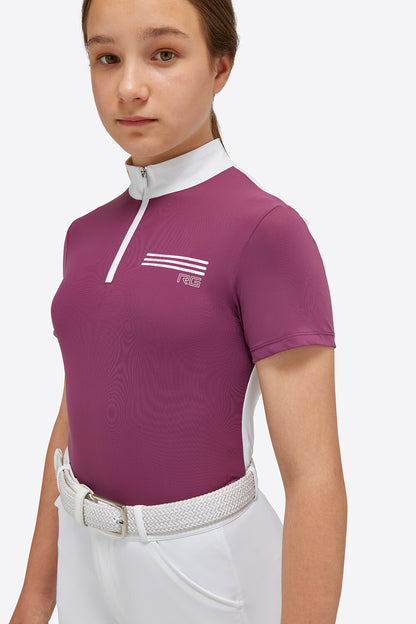 Rider's Gene RG Girl Jersey S/S Competition Zip Polo