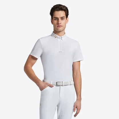 Rider's Gene Men’s Jersey S/S Button Competition Polo