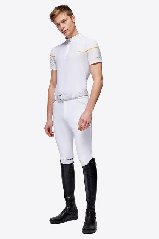 Rider's Gene Men’s Jersey S/S Button Competition Polo