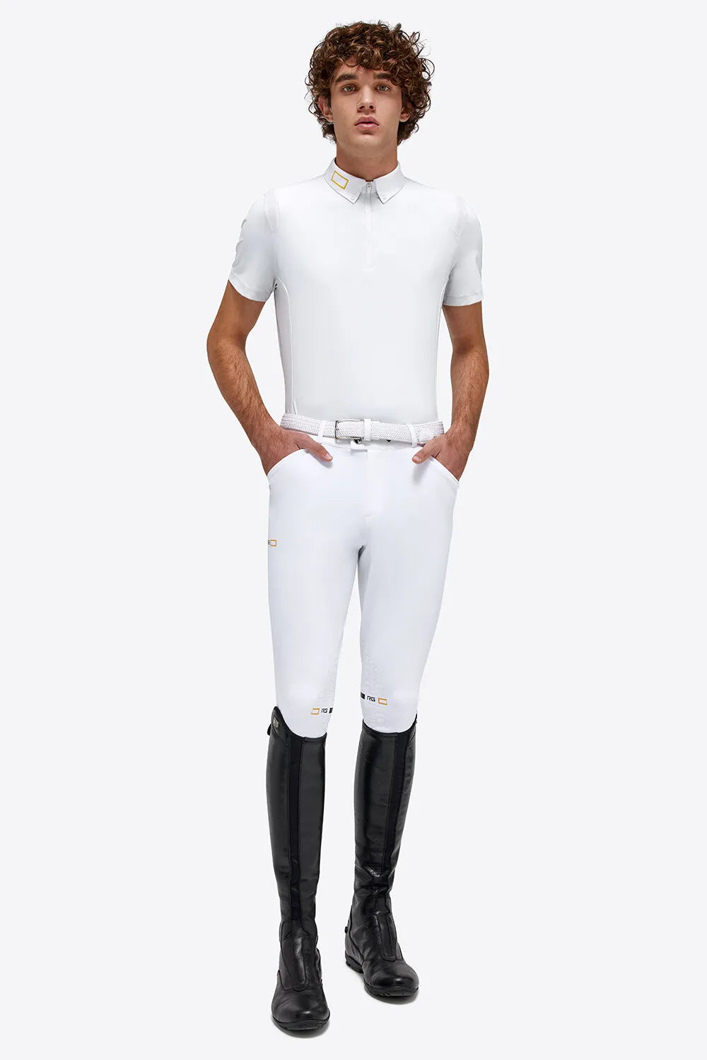 Rider's Gene RG Jersey S/S Zip Competition Polo