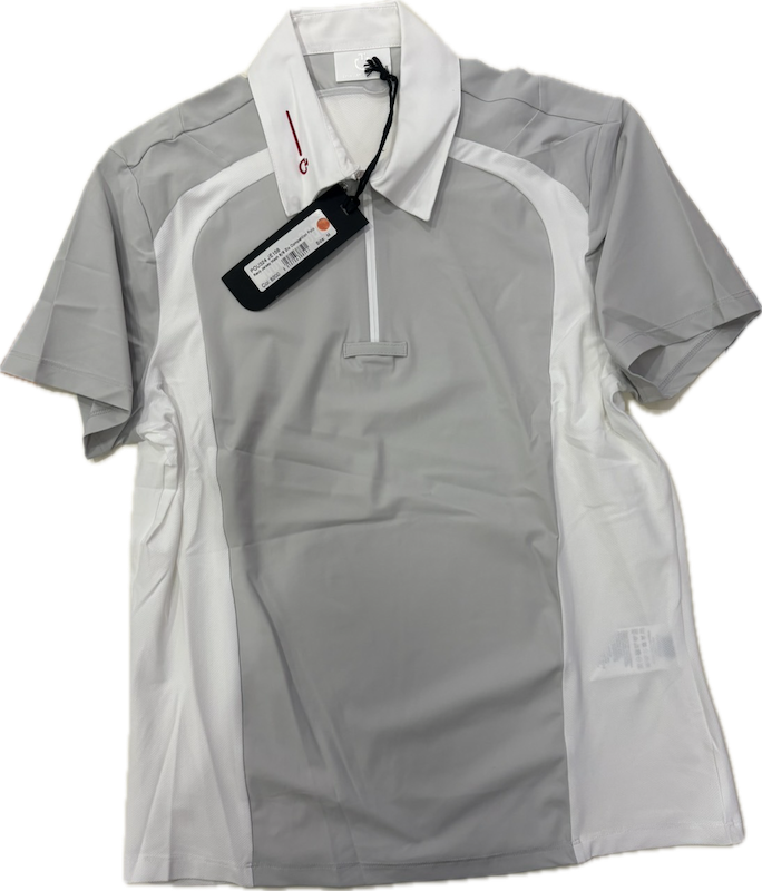 Cavalleria Toscana Revo Jersey Mesh S/S Zip Competition Polo