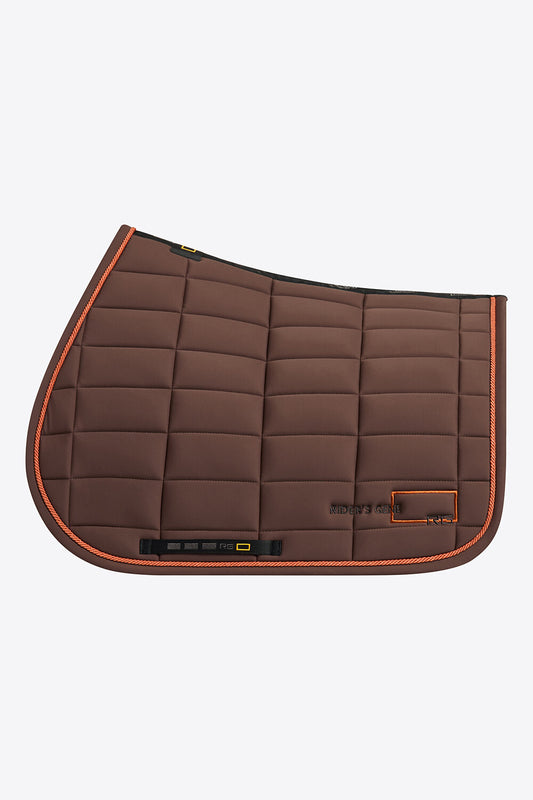 (Set) Rider's Gene Jumping Saddle Pad and Earnet