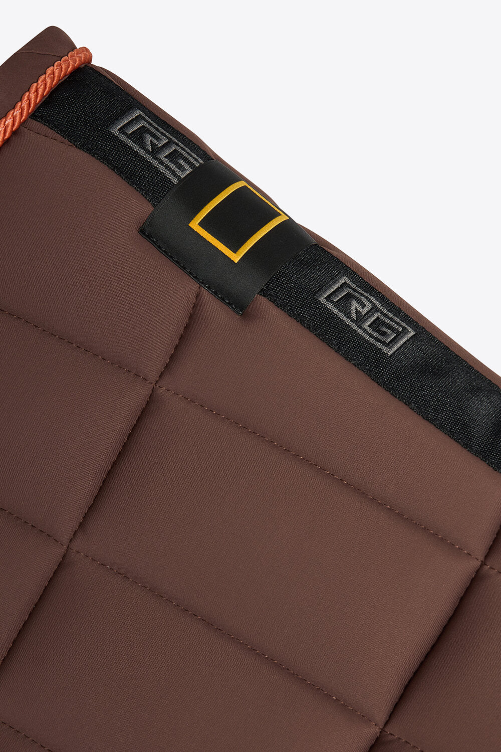 (Set) Rider's Gene Jumping Saddle Pad and Earnet