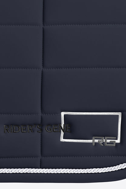 (Set) Rider's Gene Jumping Saddle Pad and Earnet