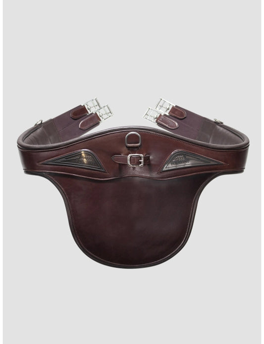 Equiline Leather Stud Guard Girth