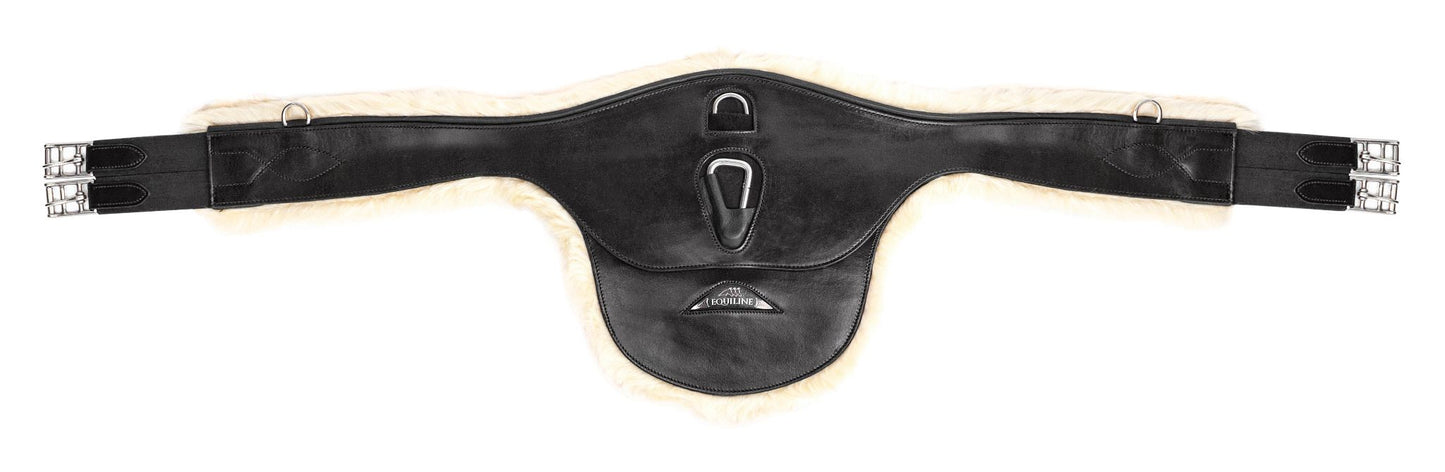 Equiline Jumping Stud Girth W/Lambskin