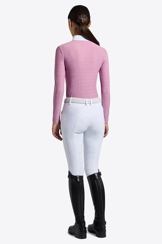 Rider's Gene Long Sleeve Jacquard Jersey Competition Shirt for Girls