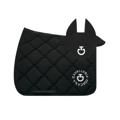 (Set) Cavalleria Toscana CT Orbit Quilted Dressage Saddle Pad Set