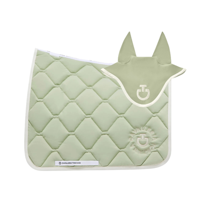 (Set) Cavalleria Toscana CT Orbit Quilted Dressage Saddle Pad Set
