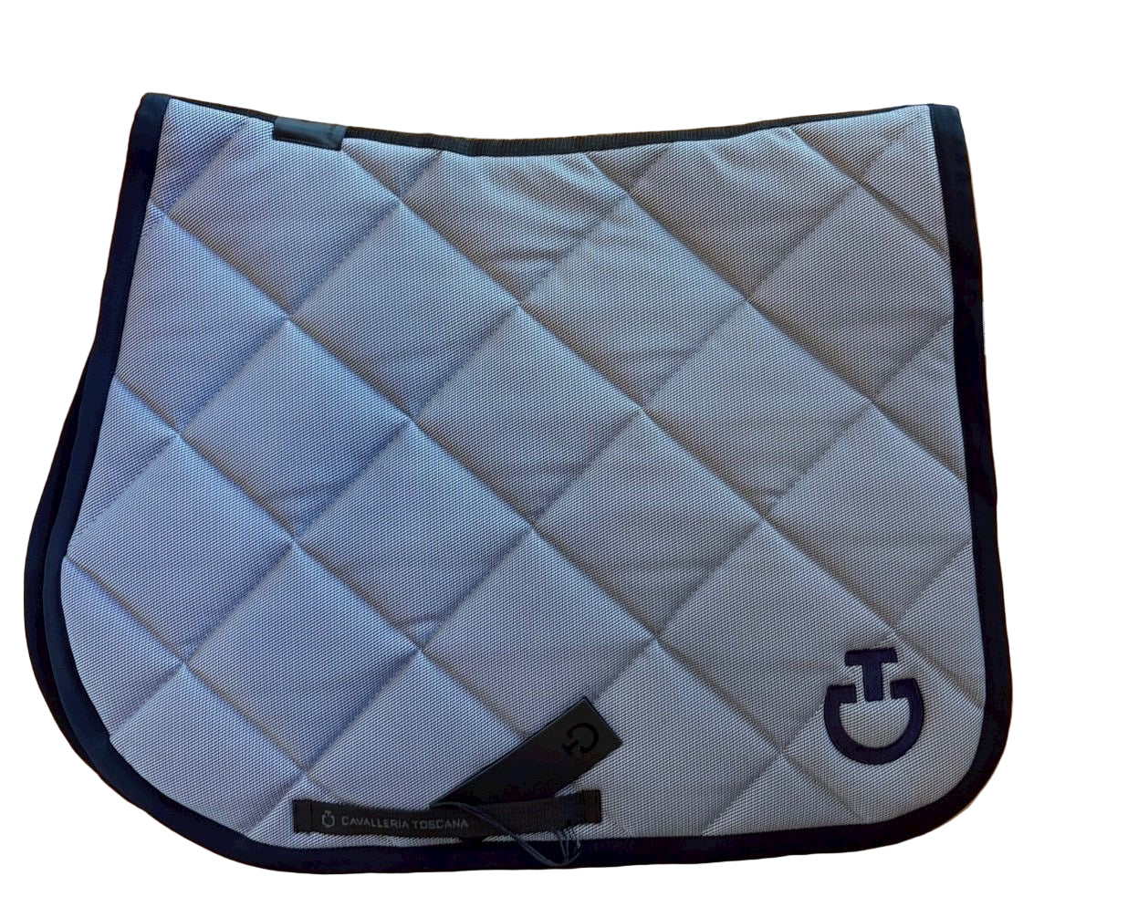 Cavalleria Toscana Diamond Quilted Jersey Jumping Saddle Pad