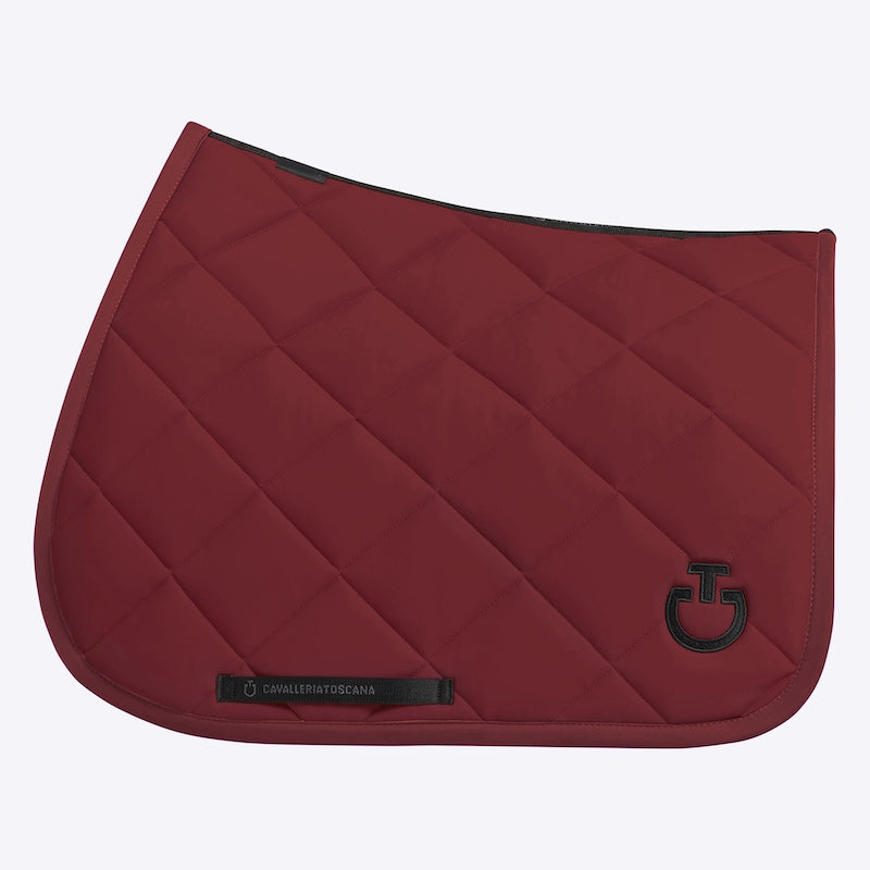Cavalleria Toscana Diamond Quilted Jersey Jumping Saddle Pad