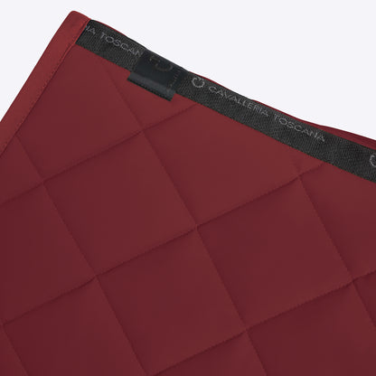 Cavalleria Toscana Diamond Quilted Jersey Jumping Saddle Pad