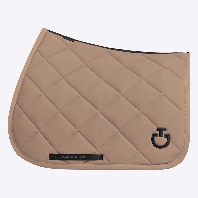 Cavalleria Toscana Diamond Quilted Jersey Jumping Saddle Pad