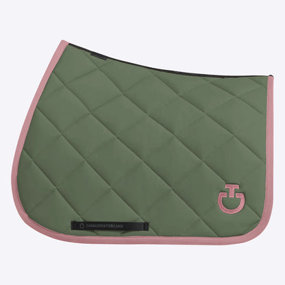 Cavalleria Toscana Diamond Quilted Jersey Dressage Saddle Pad