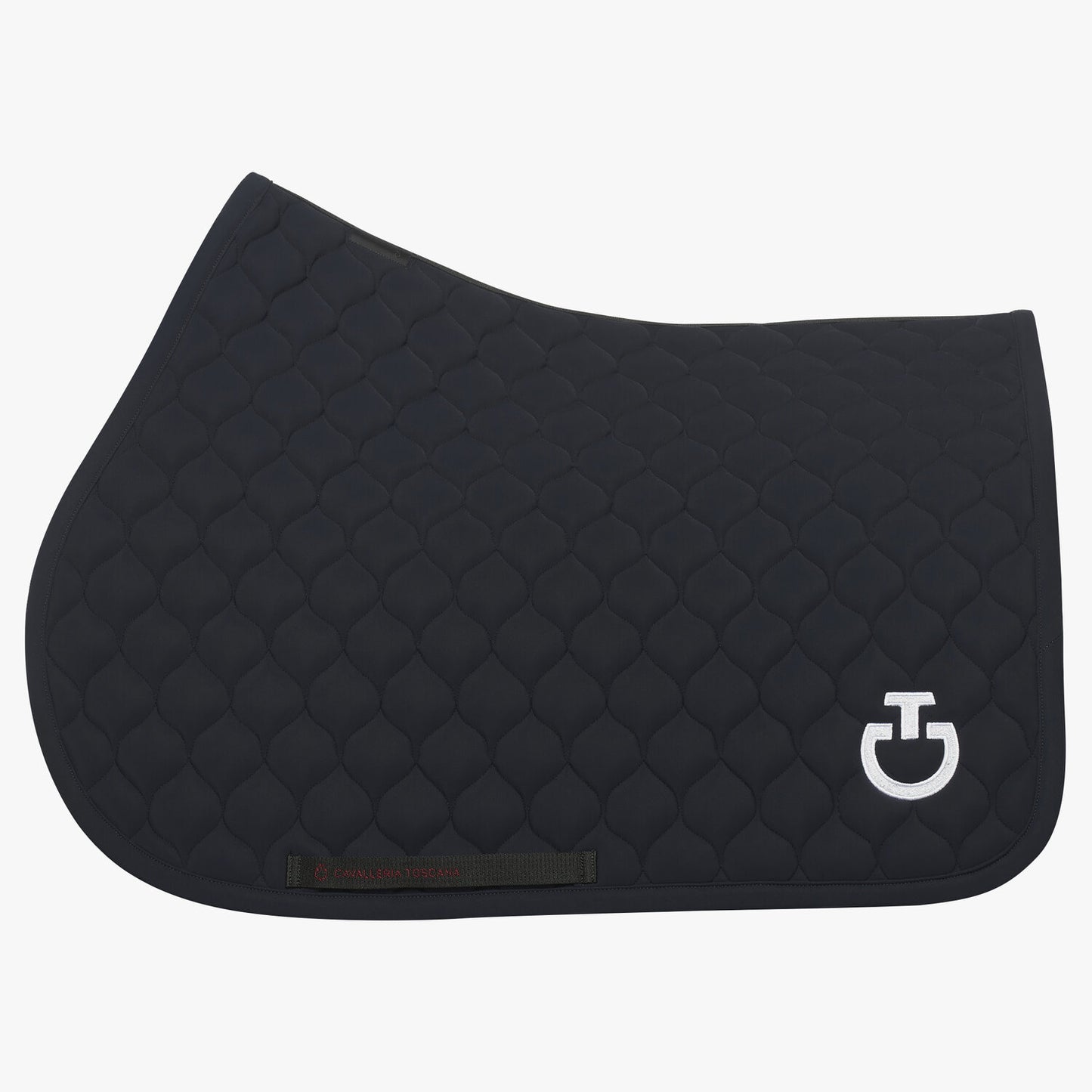 (Set) Cavalleria Toscana Circular Quilted Jersey Jumping Saddle Pad Set