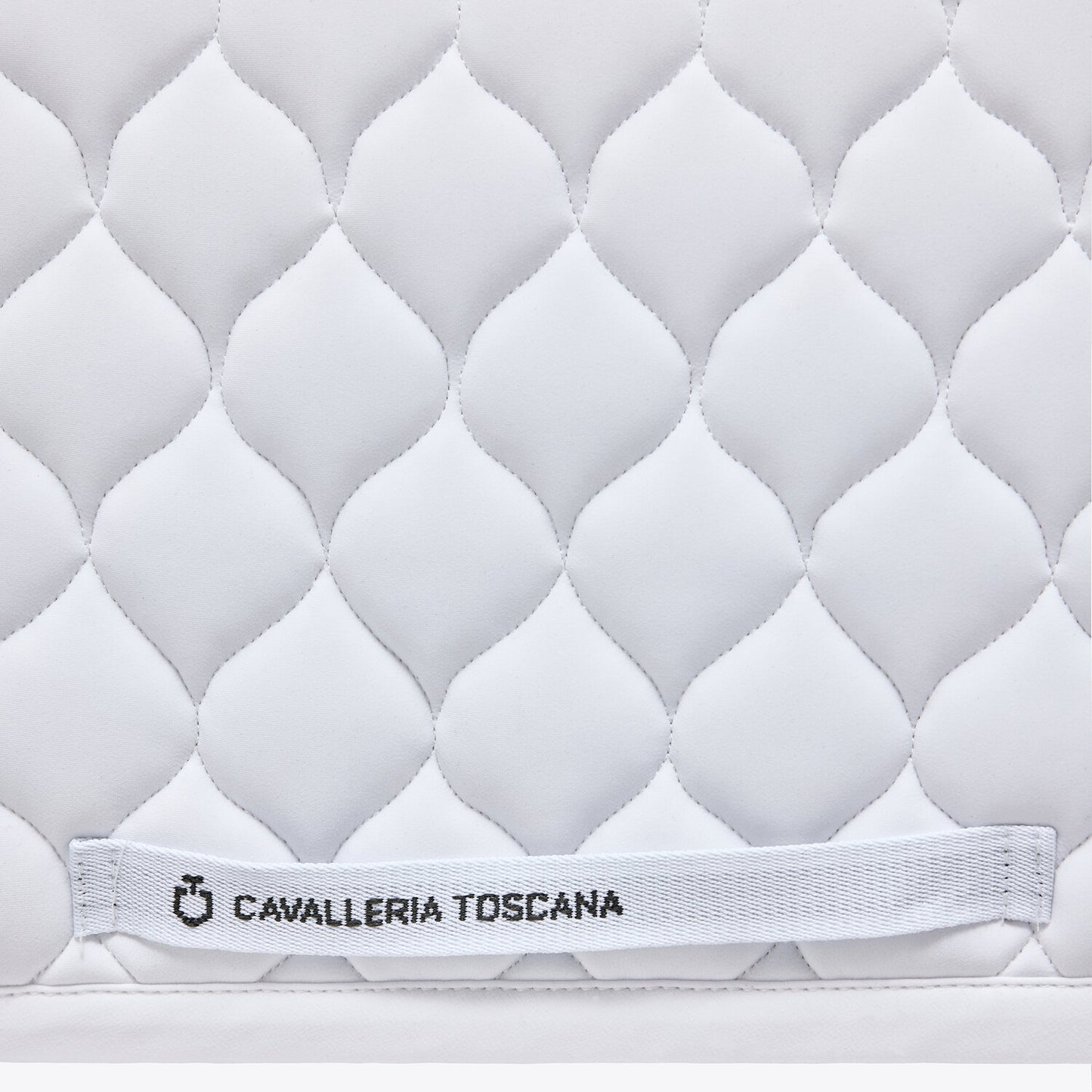 (Set) Cavalleria Toscana Circular Quilted Dressage Saddle Pad and Earnet