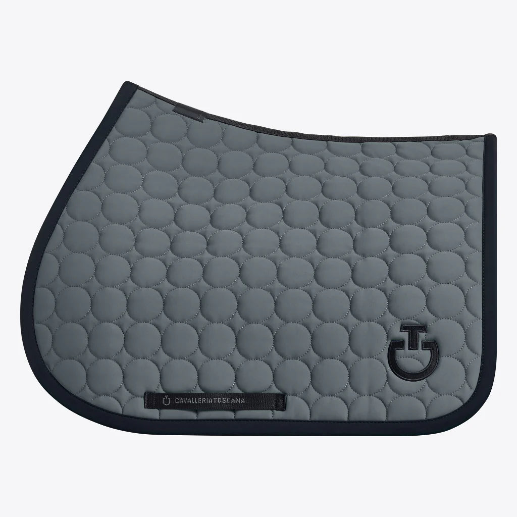 (Set) Cavalleria Toscana Circular Quilted Jumping Saddle Pad Set