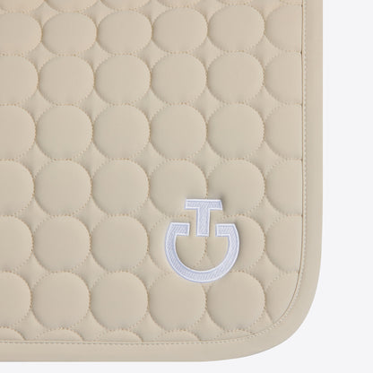 Cavalleria Toscana Circular-Quilted Jumping Saddle Pad in Jersey