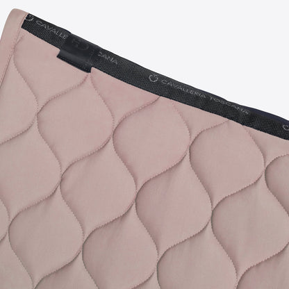 Cavalleria Toscana Circular-Quilted Jumping Saddle Pad in Jersey