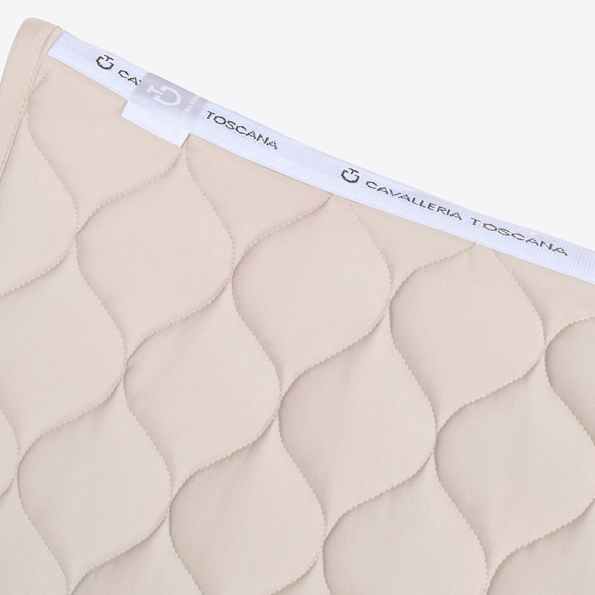 Cavalleria Toscana Circular-Quilted Jumping Saddle Pad in Jersey