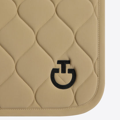 Cavalleria Toscana Circular-Quilted Jumping Saddle Pad in Jersey