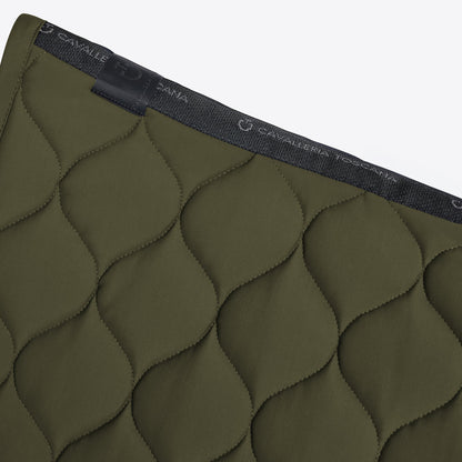 Cavalleria Toscana Circular-Quilted Jumping Saddle Pad in Jersey