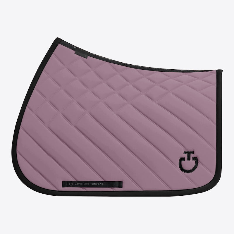 Cavalleria Toscana CT Diamonds and Lines Quilted Jumping Saddle Pad