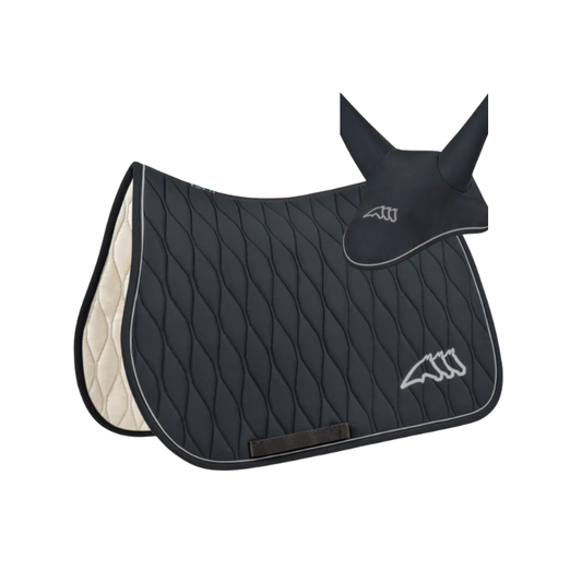 (Set) Equiline Cenic Alveolar Saddle Cloth Set