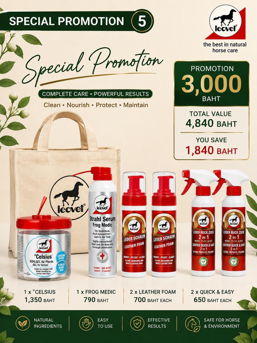 Leovet Complete Care Set