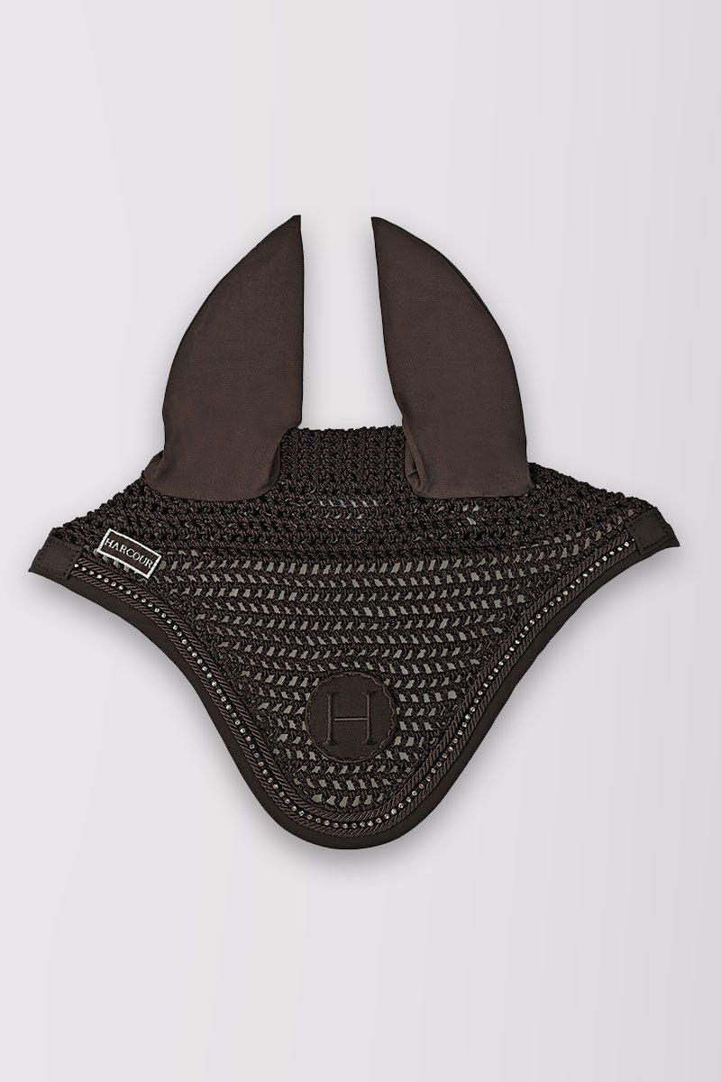 Harcour Fablir Horse Flyveil (Cacao (Dark Brown), Full)