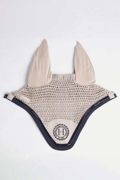 (Set) Harcour Karembar Saddle Pad and Fredy Fly Veil Set - Linen