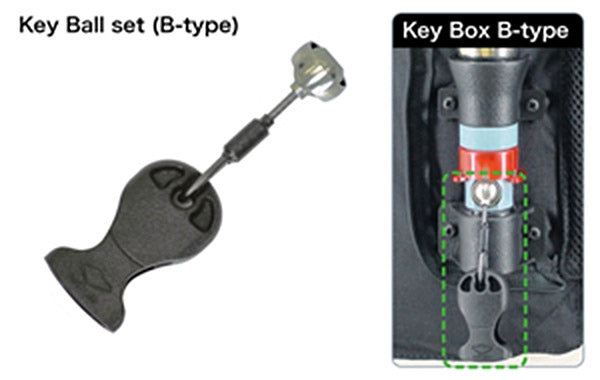 Hit-Air Buckle type Key Ball Set (B-type)