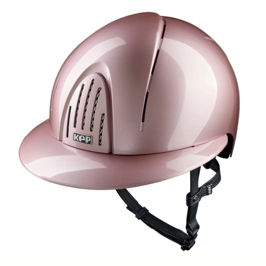 KEP Smart NOVA Polish Pink Riding Helmet - Polo Visor - Size M