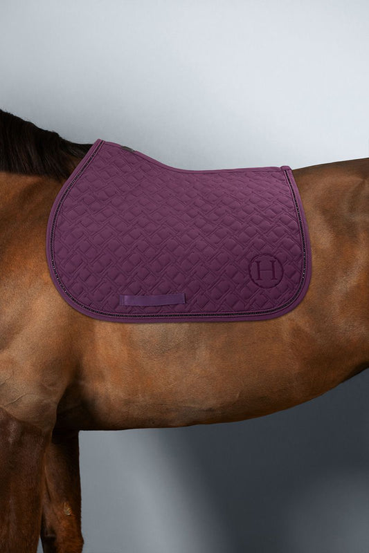(Set) Harcour Saphir Saddle Pad + FABLIR Flyveil