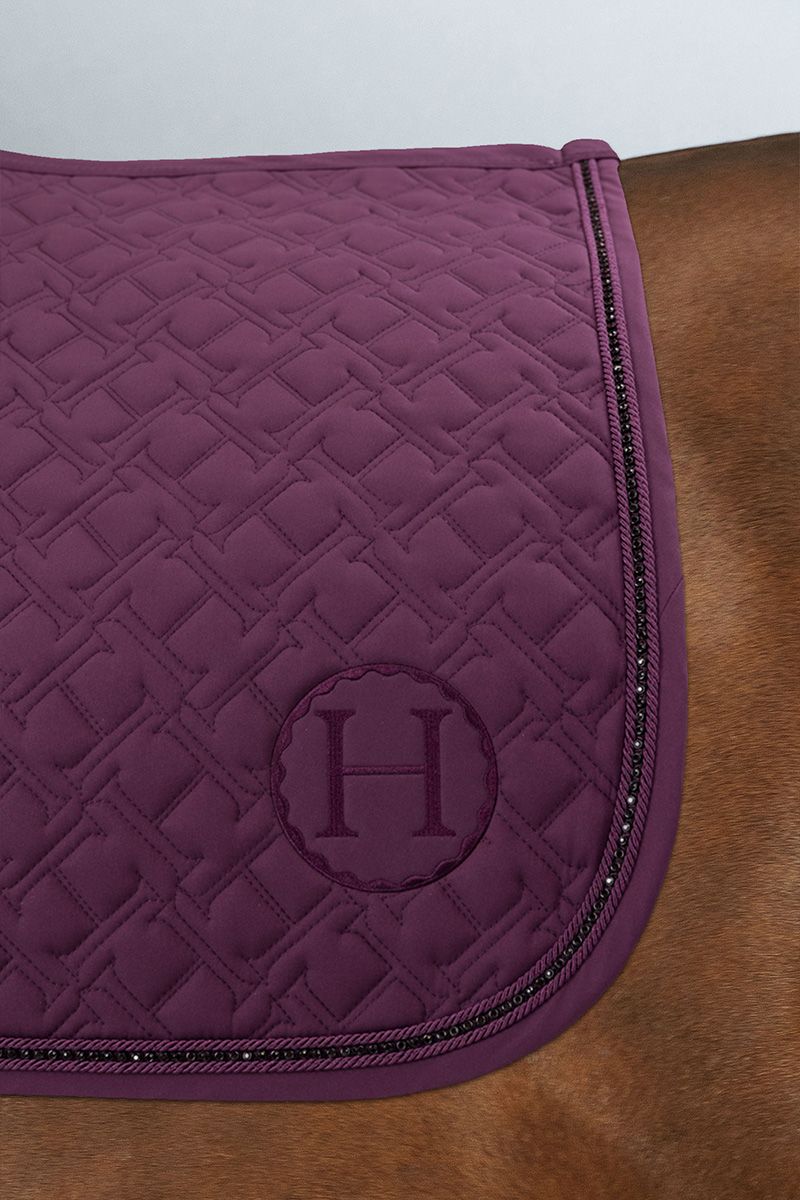 (Set) Harcour Saphir Saddle Pad + FABLIR Flyveil