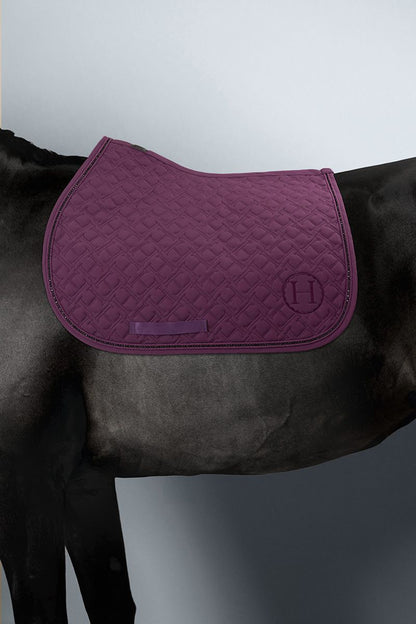 (Set) Harcour Saphir Saddle Pad + FABLIR Flyveil